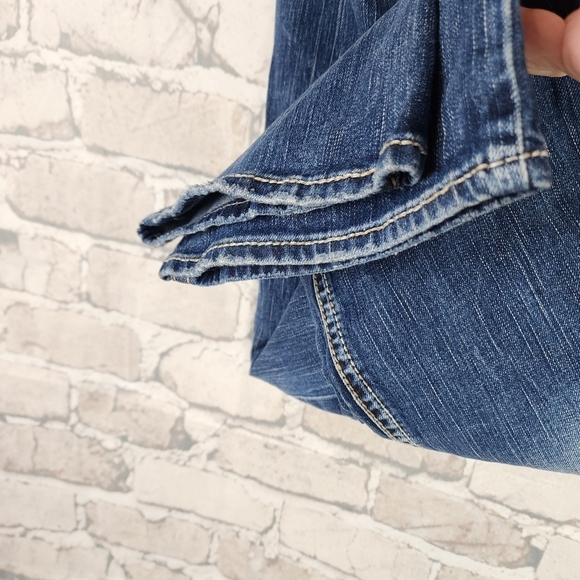 Silver Jeans Natsuki Midrise Bootcut Dark Wash Fade Size 29 - Picture 15 of 16